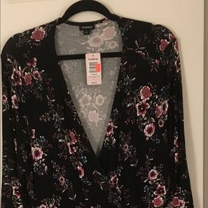 Faux Wrap Dress